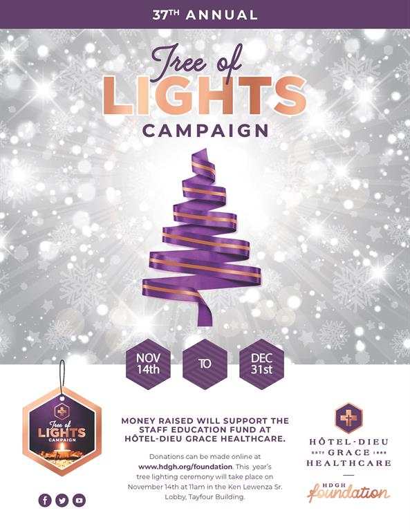 Tree of Lights Campaign Poster